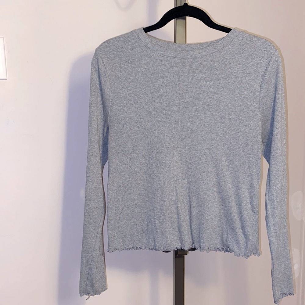 Lettuce ribbed long sleeve